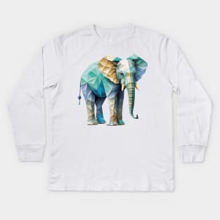 Fictional origami animal #14 Kids Long Sleeve T-Shirt